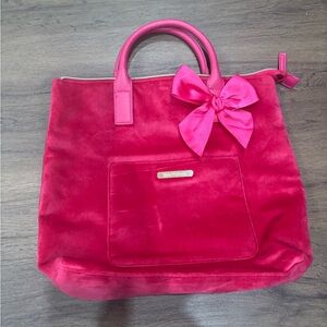 Juicy Couture velvet tote